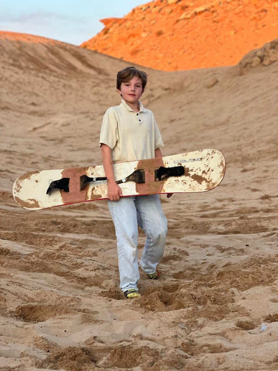 Group sandboarding adventure