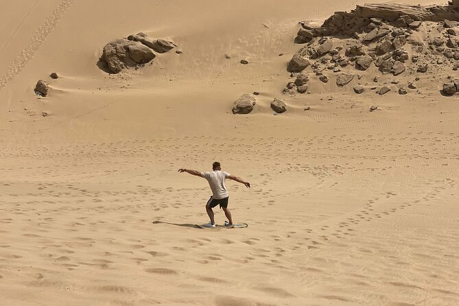 Sandboarding sunset adventure