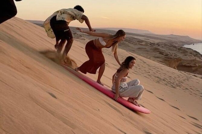 Sandboarding Adventure in Timlalin Desert